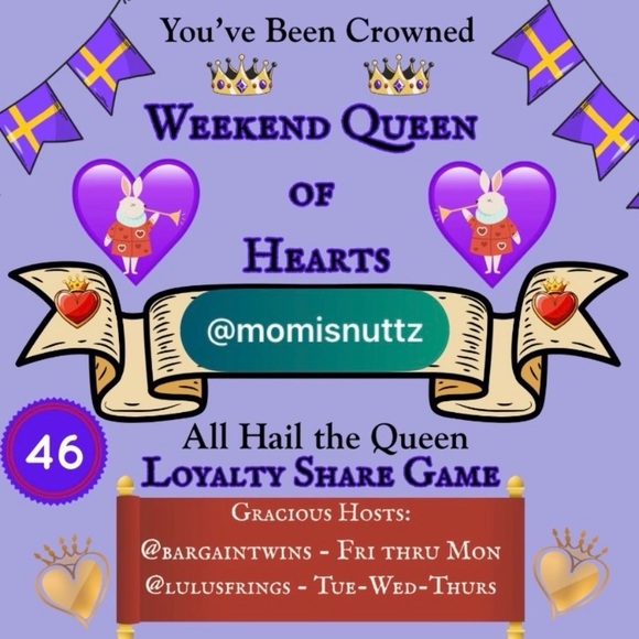 VICKINIKKI HAS TODAY’S QUEEN 💜
PLEASE GO THERE TO SHARE - Picture 7 of 13